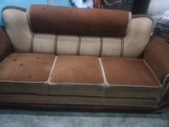 New sofa set 3 in 1 bilkul new ha