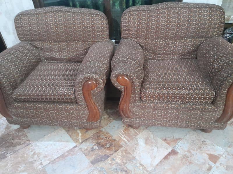 Wooden Sofa Set 1