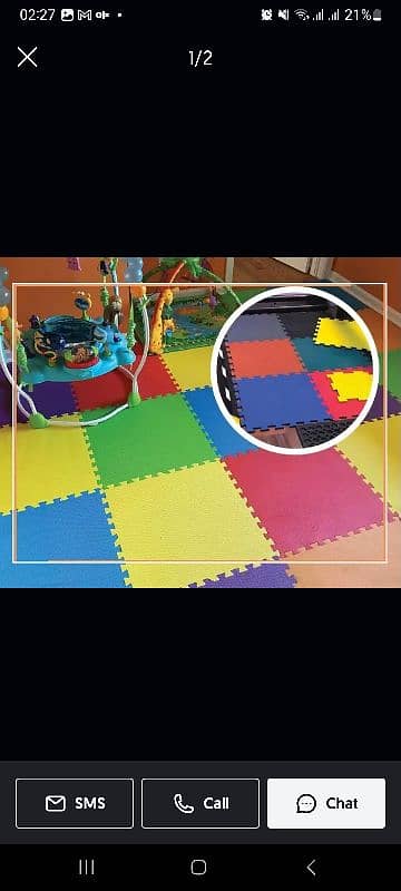 Floor mats gym flooring mat yoga Eva rubber tiles interlocking mats 2