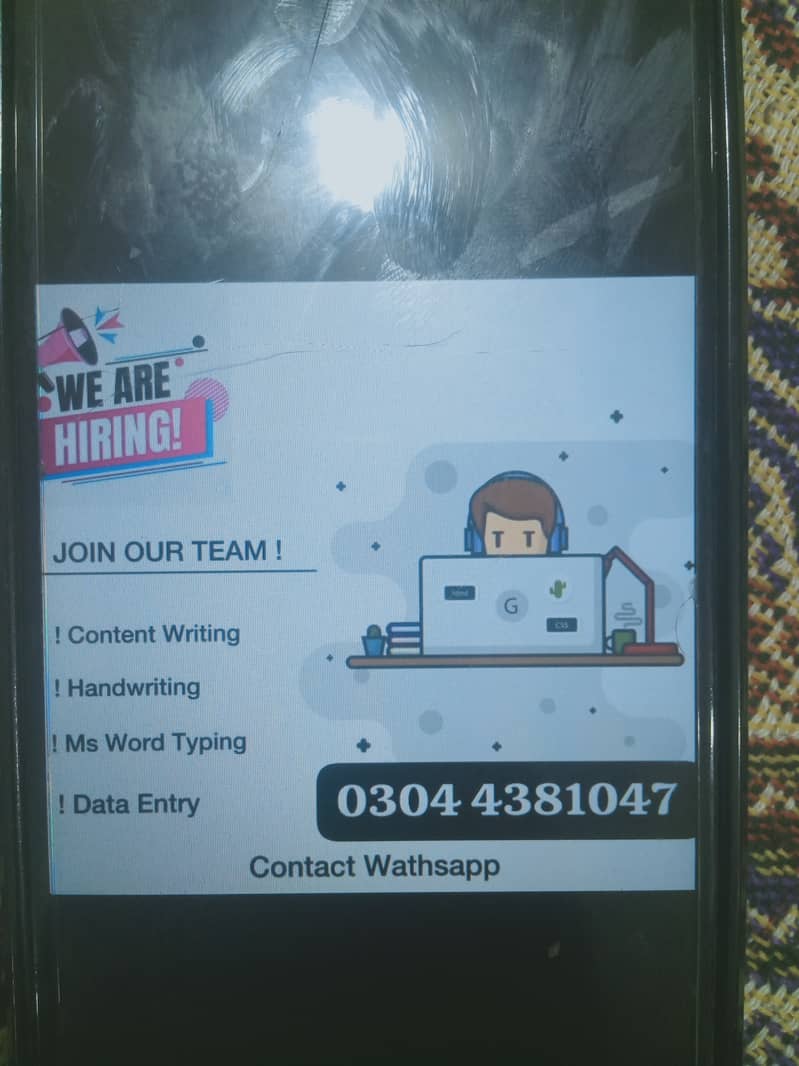 Online work available Whatsapp 03044381047 0