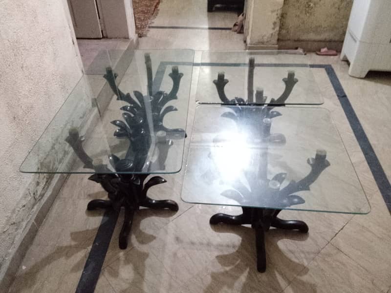 Three set table is in excellent condition 6