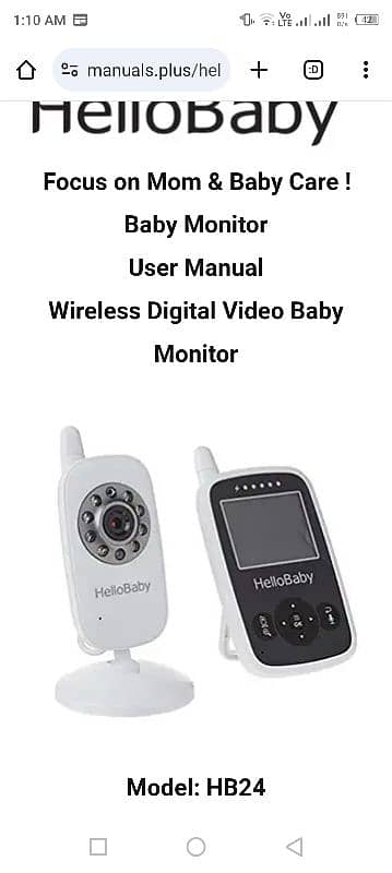 Baby monitor camera 2