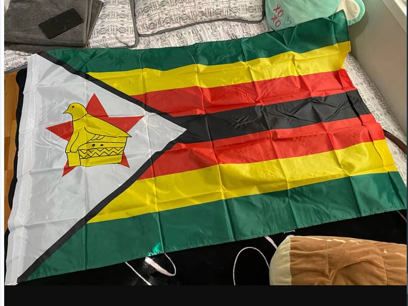 Sports Clothes: zimbabwe flag for cricket match , CALL 03008003560 2