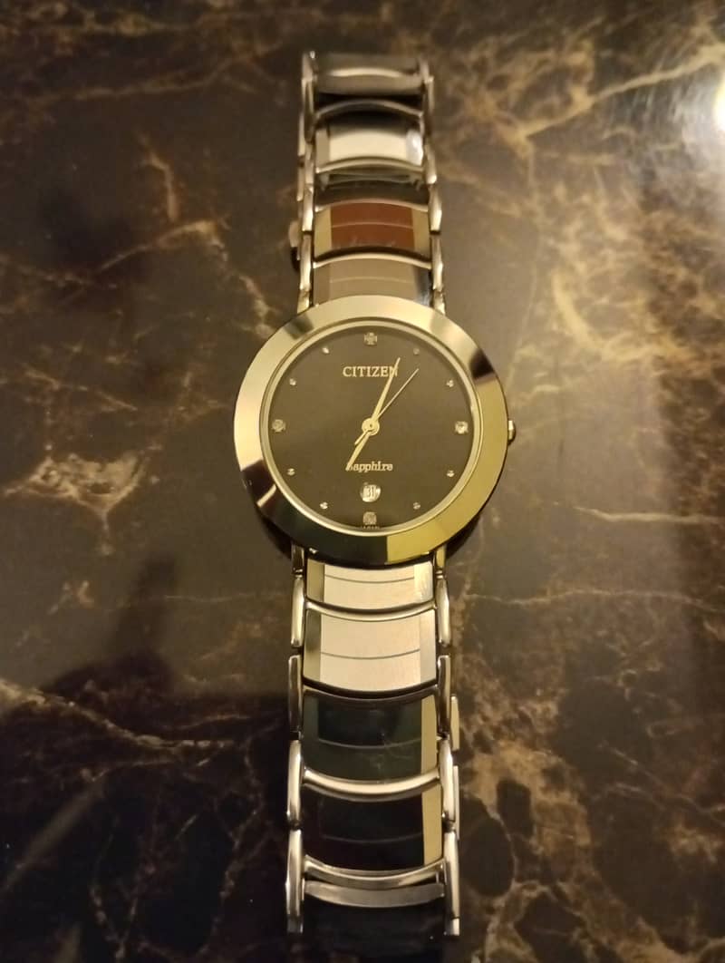 citizen sapphire glass watch for man 0