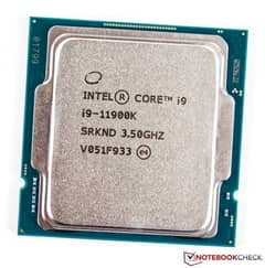 Intel Core I9 11900K High End Gaming Used Processor Chip