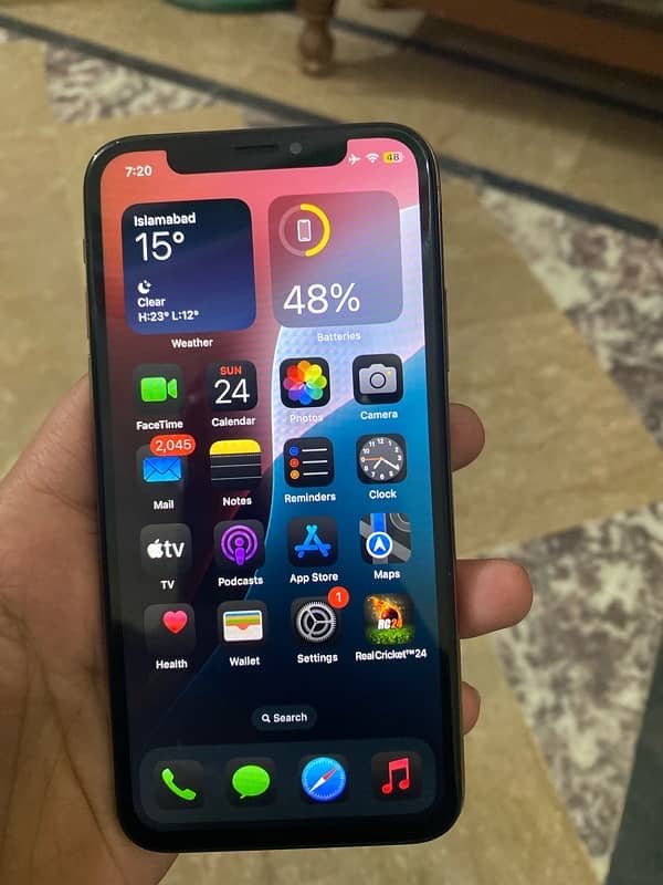 Iphone XS 64 GB LLA model JV 80% genuine 2