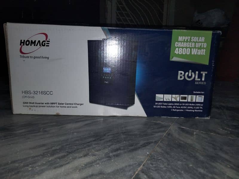 Homage Solar Inverter 3.2 KVA Bolt Series 7