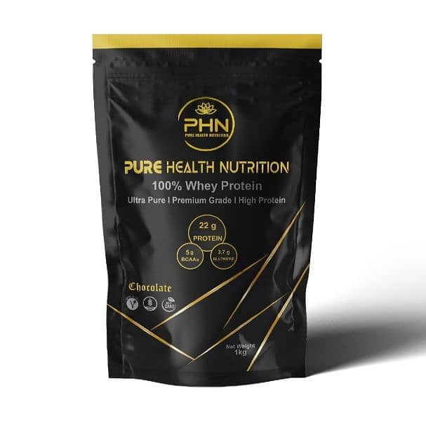 Whey Protein by PHN chocolate (imported) 1kg/ 2.2lbs 0