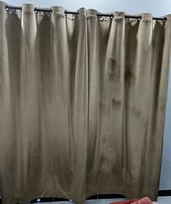 Curtains (beige colour 6 piece )