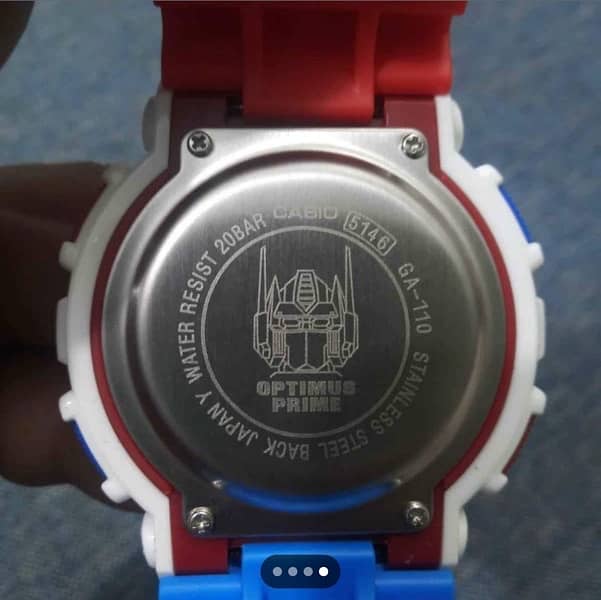 Casio G SHOCK 2022 x "TRANSFORMERS" "OPTIMUS PRIME" Limited Edition 3