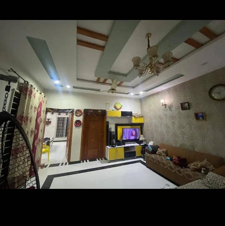 10 Marla beautiful upper portion for rent in Punjab government society ph2 0