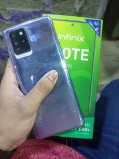 infinix Note 10 Pro 8GB 128GB Seald set Complete saman Pta approved