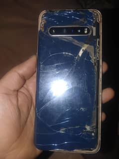 lg v60 thinq 5g 8 128 only back crack