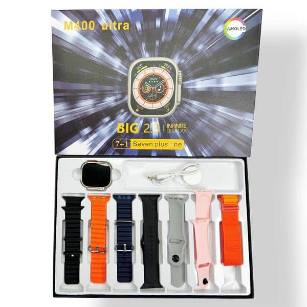 M400 Ultra 7 in 1 Smart Watch 4