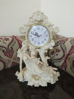 clock . beautiful mother child clock