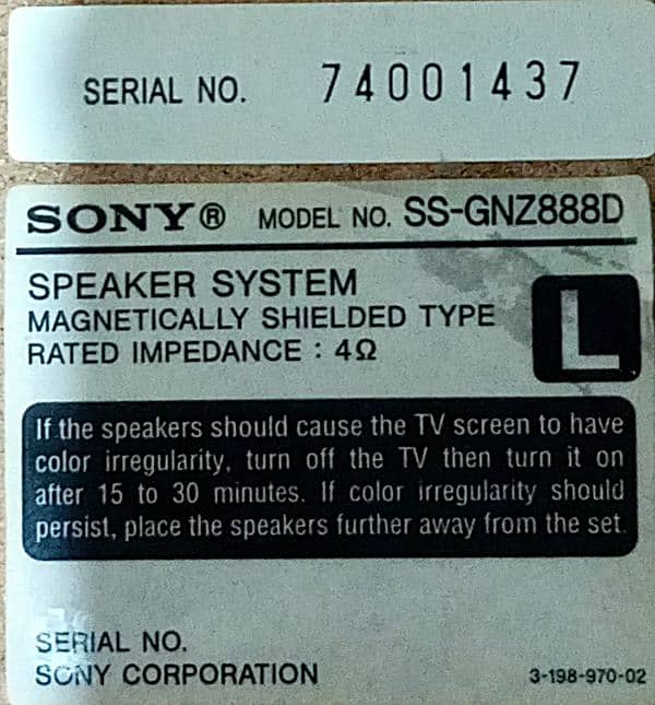 Sony  speaker 5