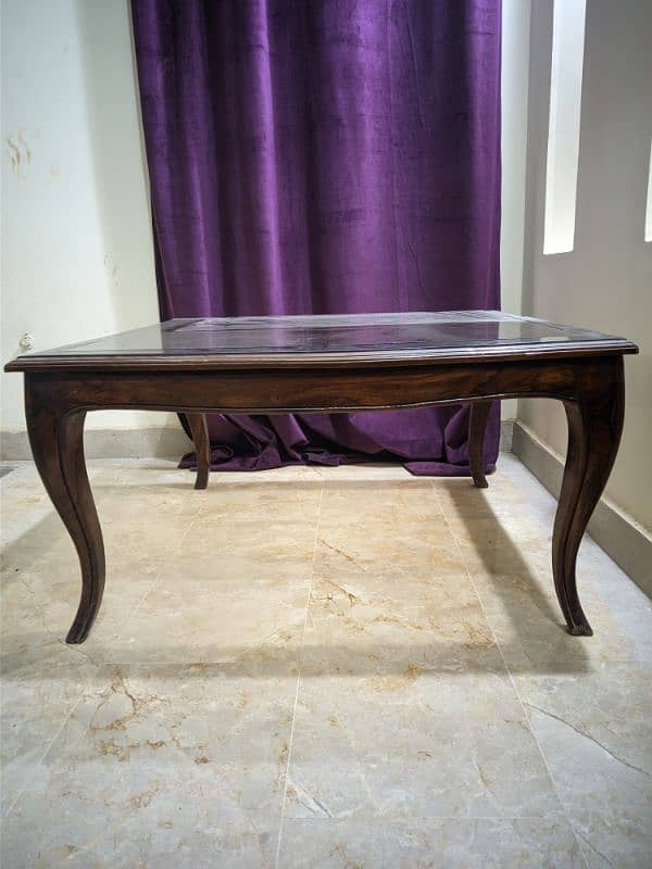 Set of 3 original sheesham wood table 5