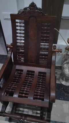 Classic Chiniot Wooden Rocking Chairs