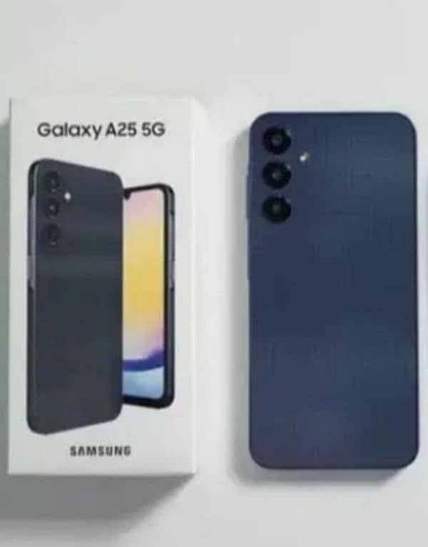 Samsung  Galaxy A25 5G, Blue color, 1 week used A one full ok 0