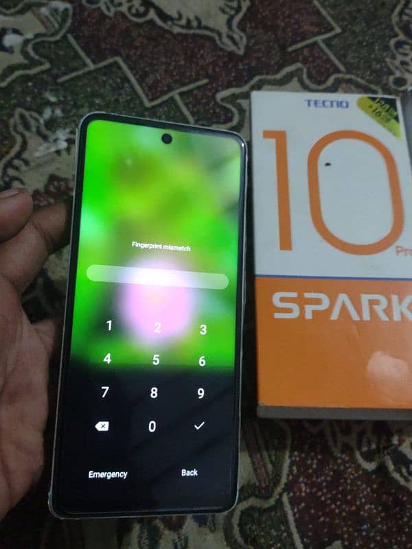 techno spark 10 pro dabba bhi hai white color 1