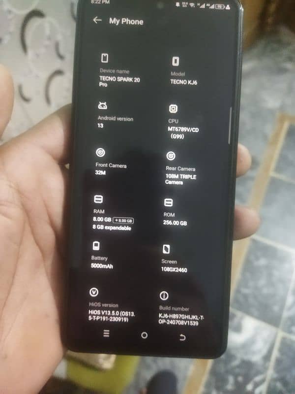 Tecno spark 20 pro 8/256 8