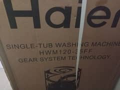 Haier washing machine