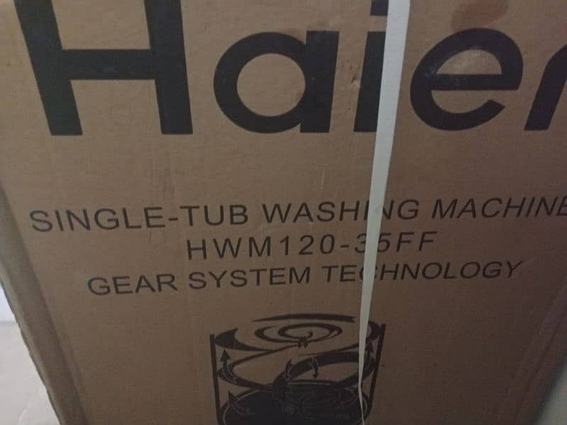 Haier washing machine 0