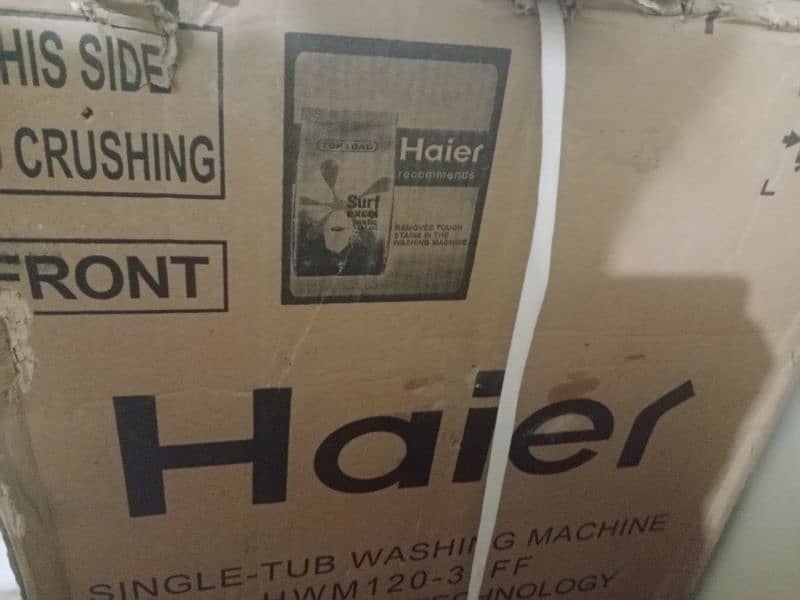 Haier washing machine 2