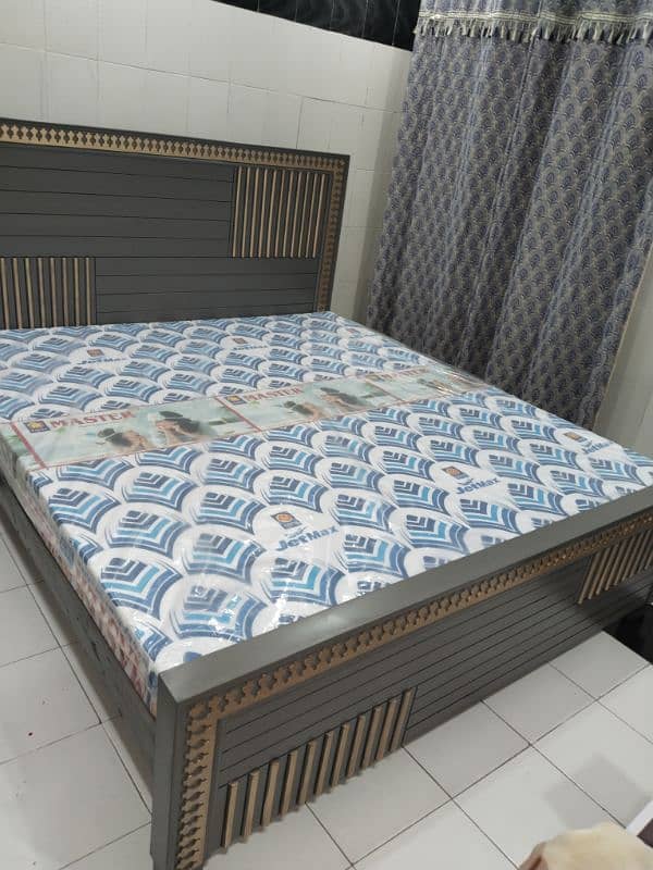 king Size double bed brand New with mattress 1