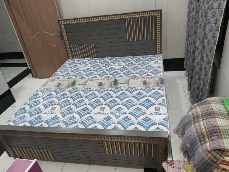 king Size double bed brand New with mattress 3