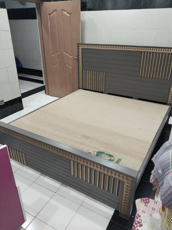 king Size double bed brand New with mattress 4