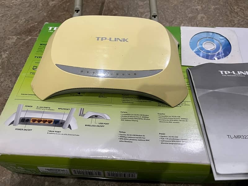 Tplink MR-3420 (4G) 3