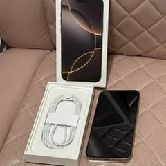 Iphone 16 pro 256gb natural titanium canadian jv( physical sim)