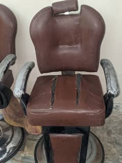 salon chairs urgent sale 2 piece