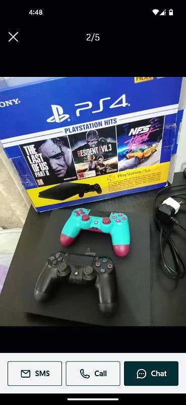 ps4 slim 500 GB & original controller 1