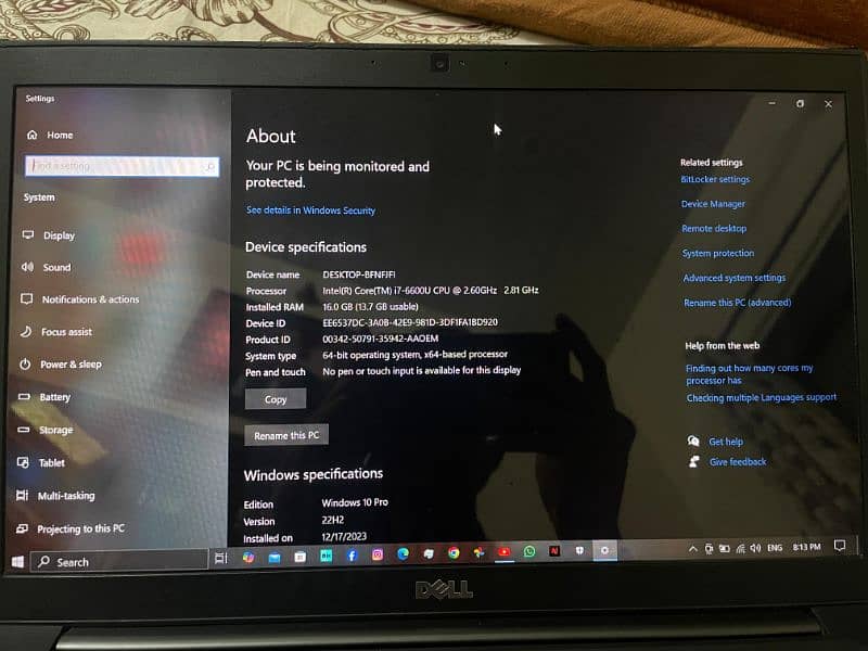 i7 6th generation dell laptop 1