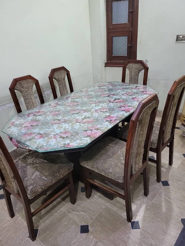 Dining Table with 6 Chairs 4