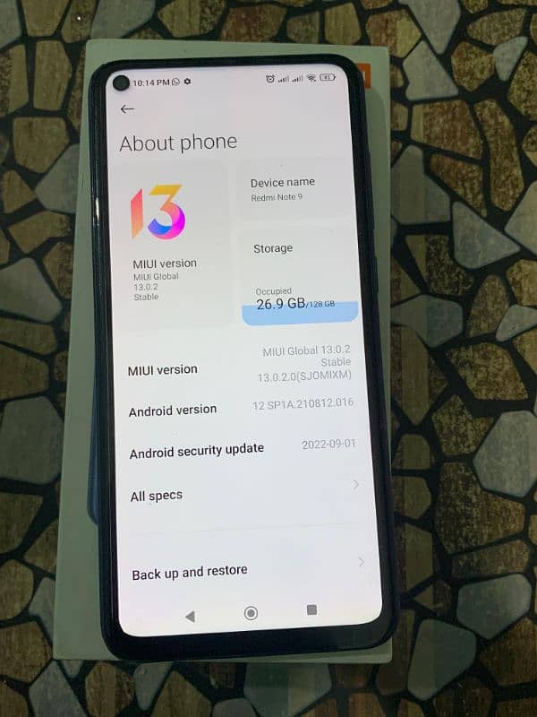 redmi note 9 4gb +2gb /128gb 2