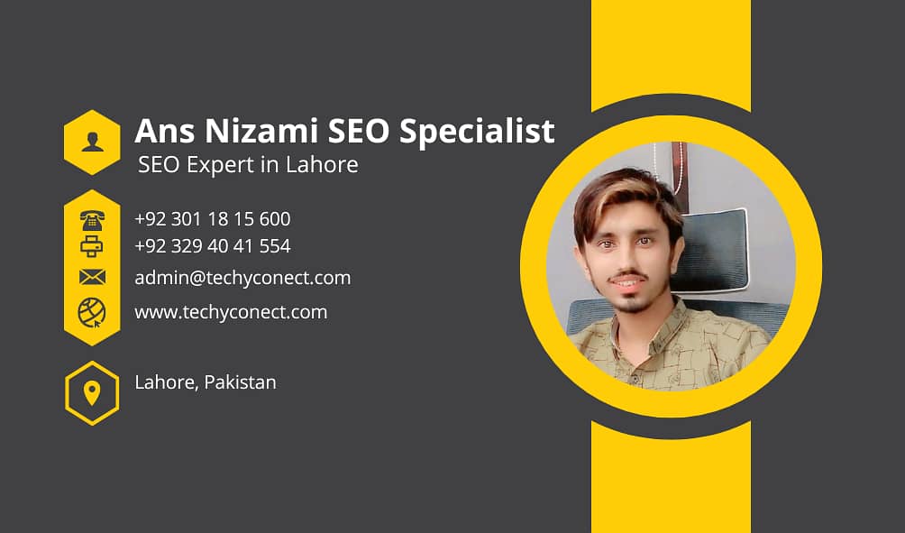 Ans Nizami SEO Expert in lahore 0