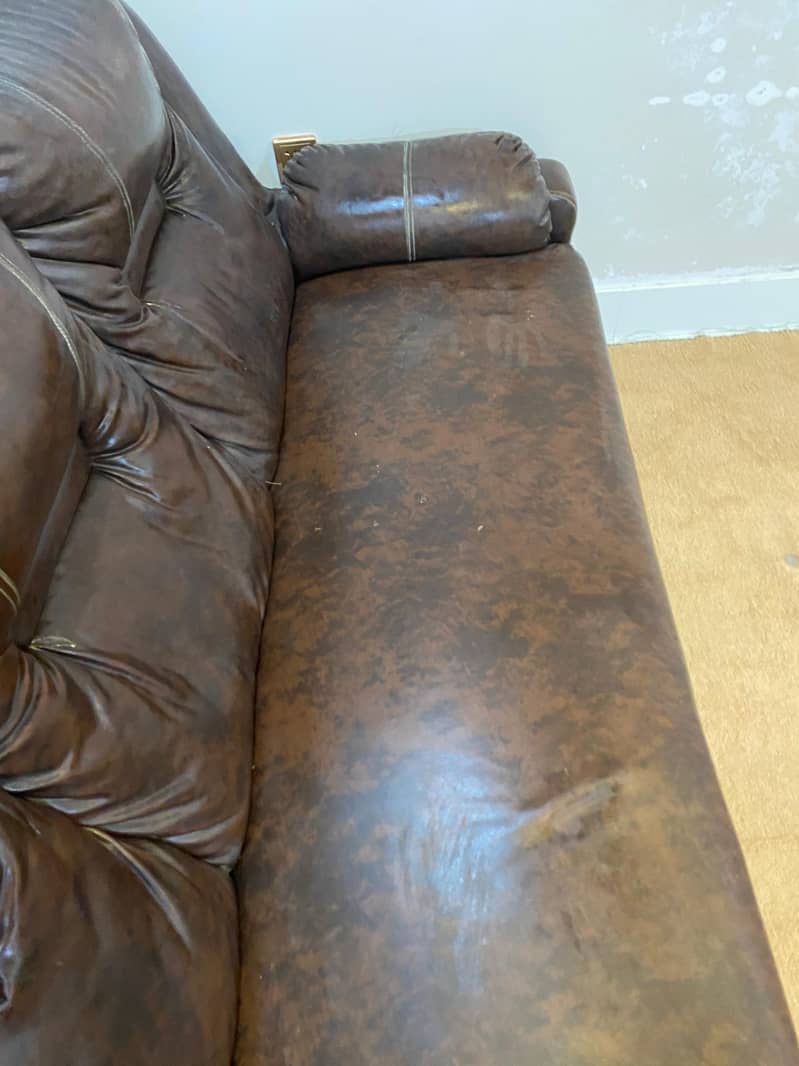 Leather 7 seaters Sofa set Brown Color 10