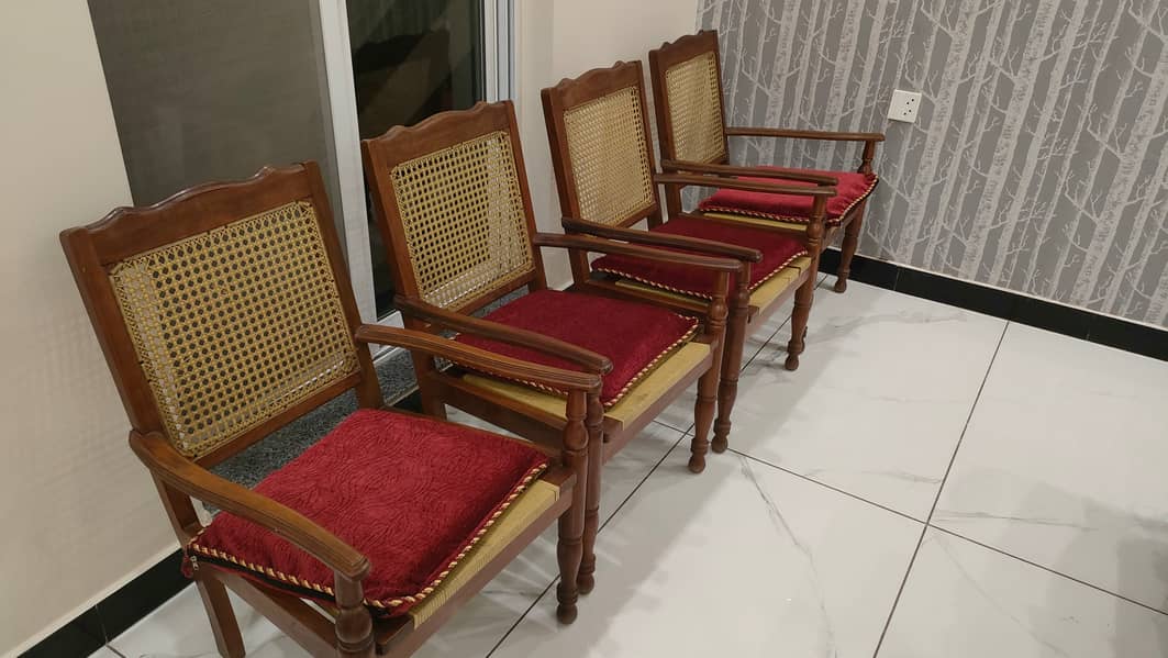 4 Wooden Chairs for sale in Faisalabad 4