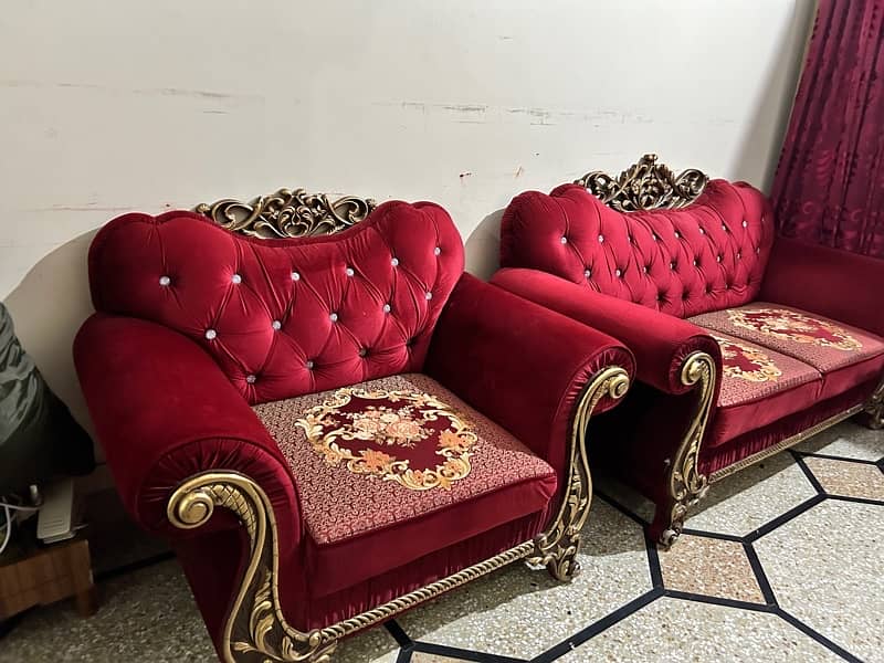 Sofa Set | Sofa 7 seater| (3+2+1+1)| Orginal Chinoti Wood 2