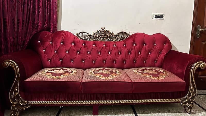 Sofa Set | Sofa 7 seater| (3+2+1+1)| Orginal Chinoti Wood 5