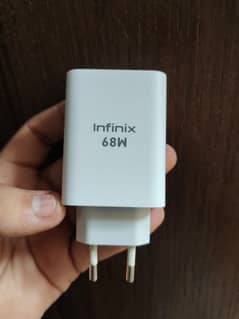 68 watt infinix ka original box wala charger available