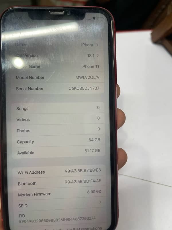 iphone 11 64gb non pta factory unlock whatspp 0302-6665973 0