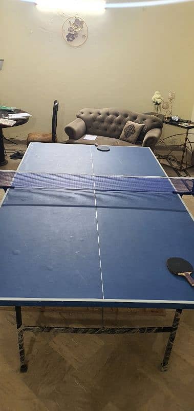 Large Size Foldable Table Tennis New Condition 0