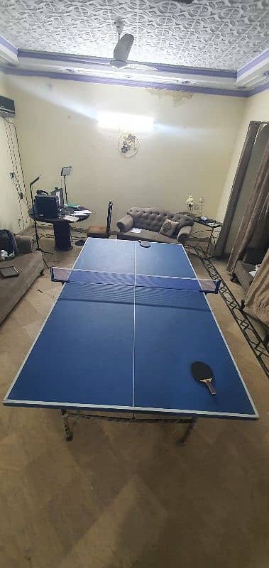 Large Size Foldable Table Tennis New Condition 4