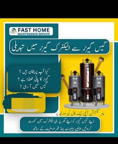 Gass Geyser electric karwe apne home main electric