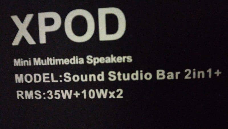 Xpod sound studio bar 2 in one 4