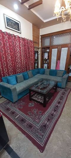 Beautiful L. type sofa set for sale